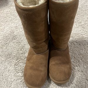 Kids tall chestnut UGG boots